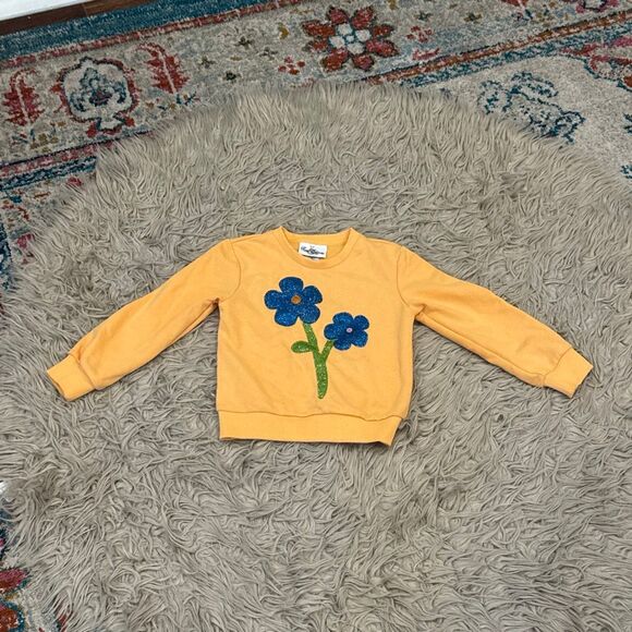 Rare editions sparkle flower sweatshirt size 6 - Picture 1 of 4